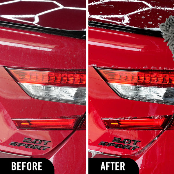 WASH, SHINE & PROTECT IN LESS TIME: Scratch-free cleaning for all surfaces that leaves behind a brilliant shine
