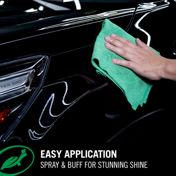Easy to use: Either by hand using a microfibre cloth or with a machine